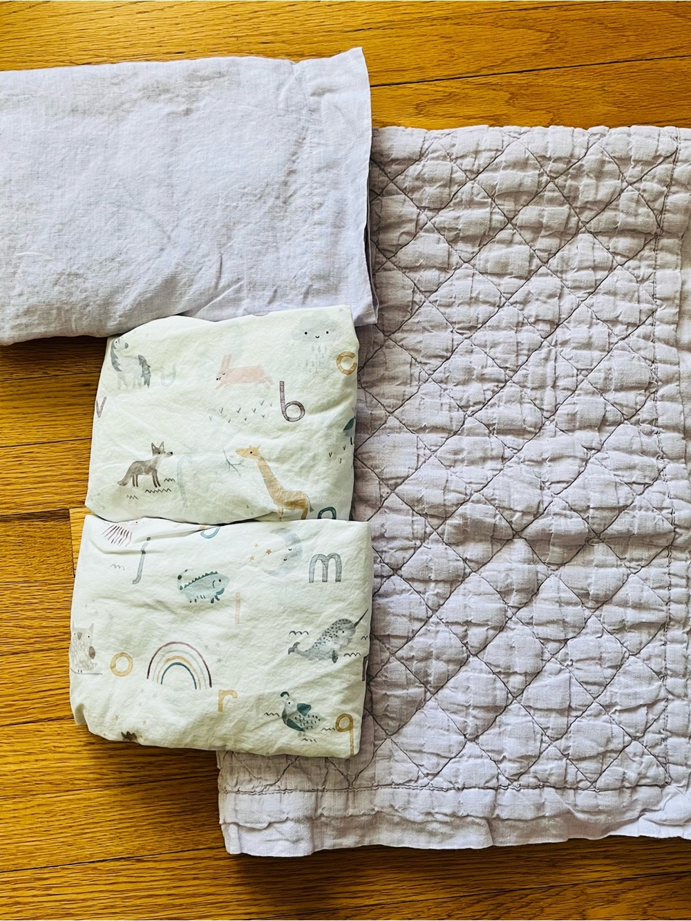 Pottery Barn Baby Crib Linens Set of 4